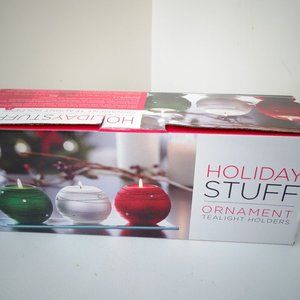 KSP Holiday Stuff Ornament Tealight Holders Set of 3